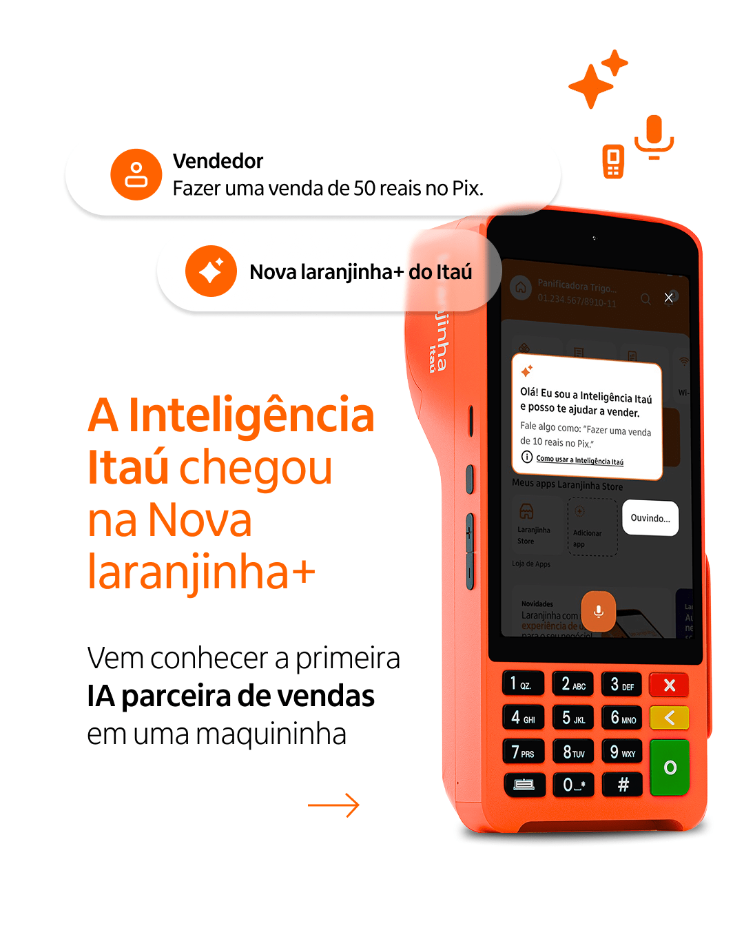 Post Redes Sociais - Laranjinha Itaú